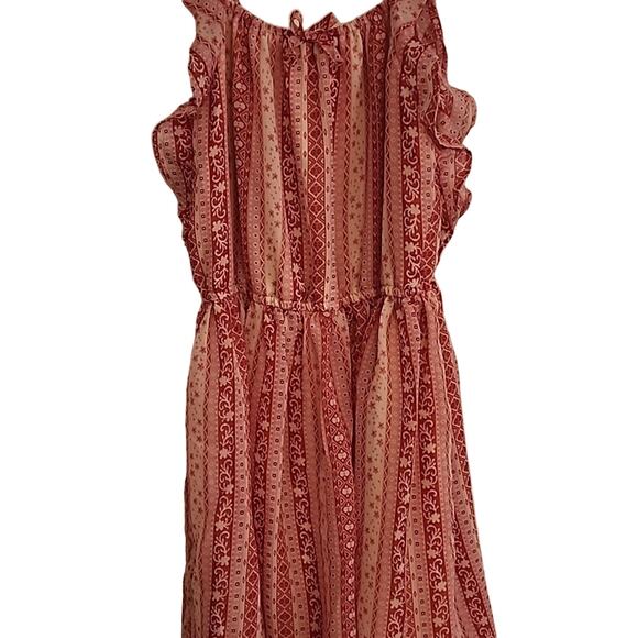 Children's Place Pink Printed Dress, Girls 10/12 - Picture 3 of 8